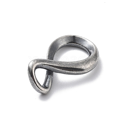 925 Sterling Silver Infinity Linking Rings STER-R001-05S-1