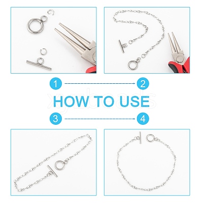 Tarnish Resistant 304 Stainless Steel Toggle Clasps X-STAS-F114-04P-B-1