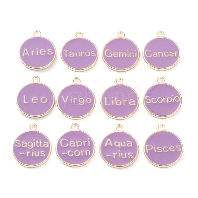 Alloy Enamel Pendants ENAM-S124-01A-01-1