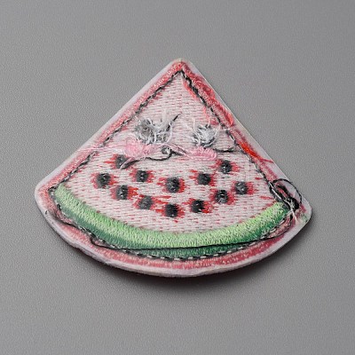 Summer Theme Polyester Computerized Embroidery Cloth Iron on/Sew on Patches PATC-WH0010-07D-1