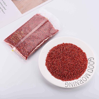 8/0 Glass Bugle Beads SEED-S032-07A-25-1