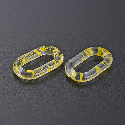 Transparent Acrylic Linking Rings OACR-N009-013B-06-1