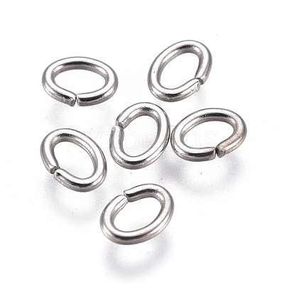 Tarnish Resistant 304 Stainless Steel Open Jump Rings STAS-F250-11P-H-1
