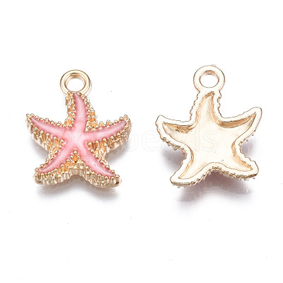 Alloy Enamel Pendants ENAM-S121-023-1