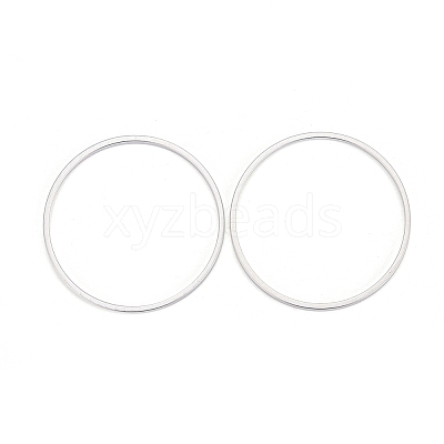 Brass Linking Rings KK-Y003-03H-S-1