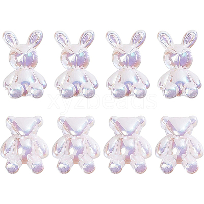 ABS Plastic Beads FIND-BC0003-10-1