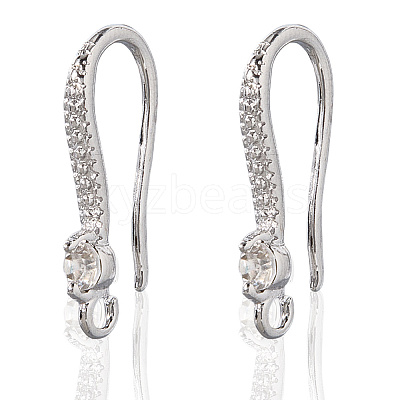 60Pcs Brass Wire Earring Findings FIND-SP0003-67B-P-1