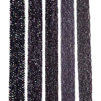 Electroplate Glass Beads Strands LS-EGLA-A044-T3mm-B15-1