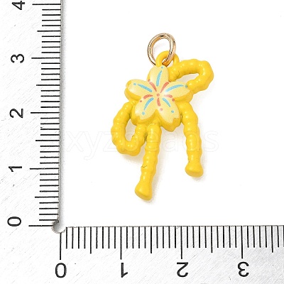 Alloy Enamel Pendants AL-CBA97EB-03-1