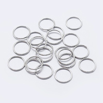 925 Sterling Silver Soldered Closed Jump Rings STER-F036-03P-1x7-1