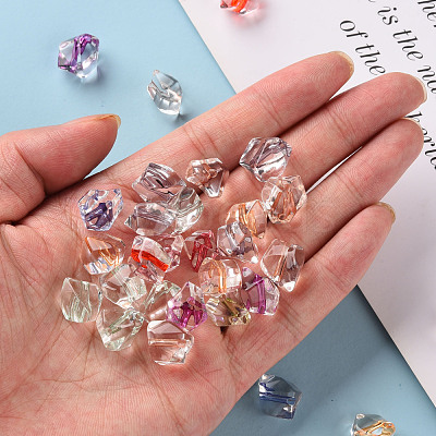 Transparent Acrylic Beads X-TACR-S154-04A-1