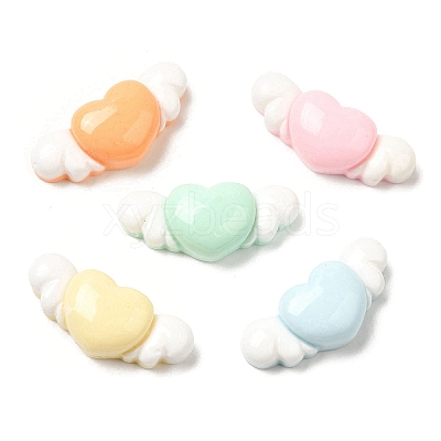 Cartoon Opaque Resin Cabochons X-RESI-C039-03C-1