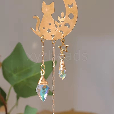 Teardrop Glass Suncatchers PW-WG248D2-01-1