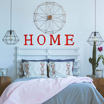 Acrylic Mirror Wall Stickers Decal DIY-CN0001-13B-H-1