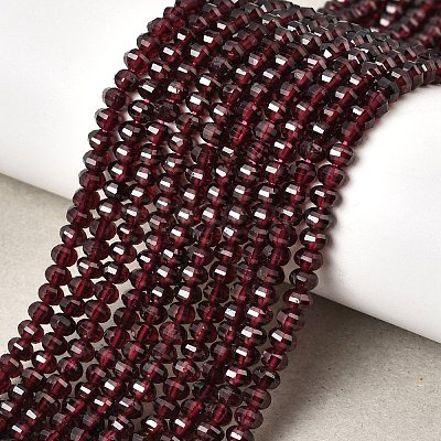 Natural Garnet Beads Strands G-K376-I01-3x4mm-1