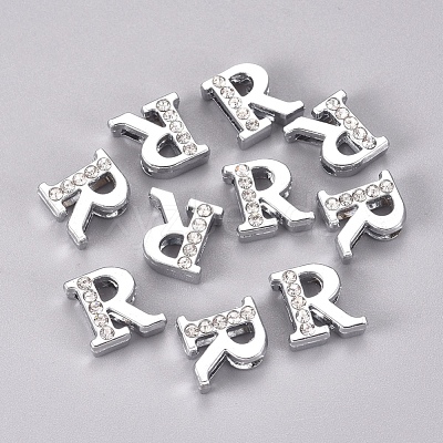 Alloy Slide Charms PALLOY-WH0066-21R-1