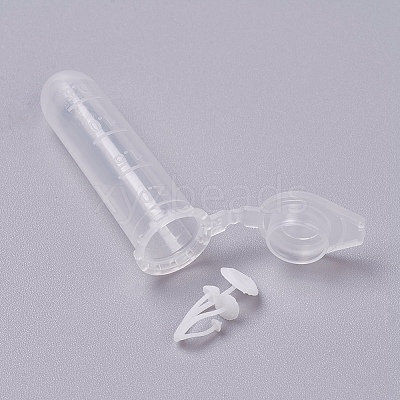 Transparent Disposable Plastic Centrifuge Tube LS-DIY-WH0079-84C-03-1