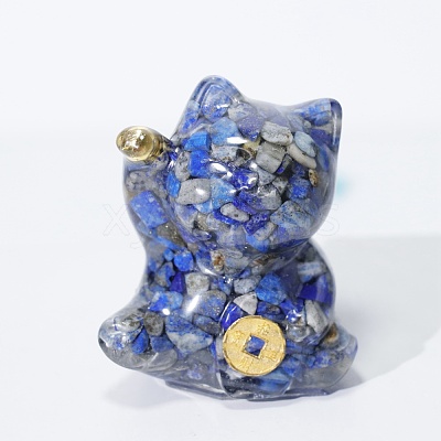 Resin Craft Display Decorations DJEW-PW0021-29G-24-1