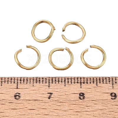 304 Stainless Steel Open Jump Rings STAS-Q113-8x1.0mm-02G-1