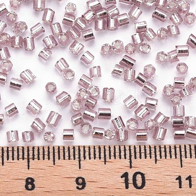 8/0 Glass Bugle Beads SEED-S032-07A-56-1