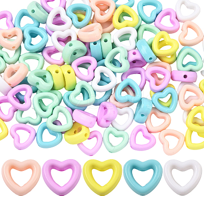 100Pcs Acrylic Bead Frame OACR-SP0001-72A-1