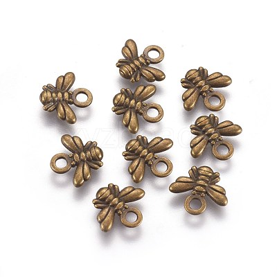 Tibetan Style Alloy Charms A-TIBEP-A123292-AB-FF-1