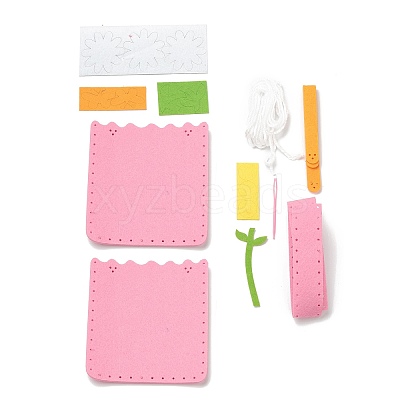 Non Woven Fabric Embroidery Needle Felt Sewing Craft of Pretty Bag Kids DIY-H140-12-1