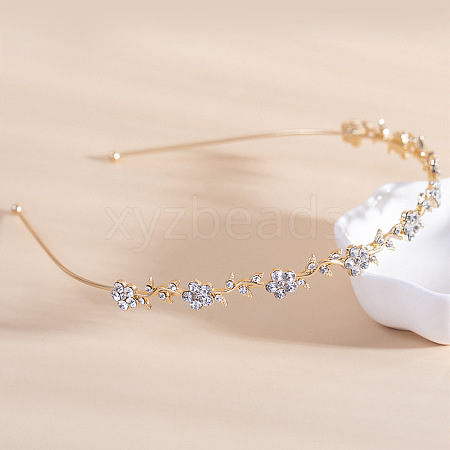 Iron with Rhinestone Hair Bands for Girl PW-WG77244-02-1