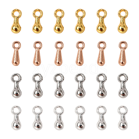 200Pcs 4 Colors Alloy Charms FIND-YW0001-41-1