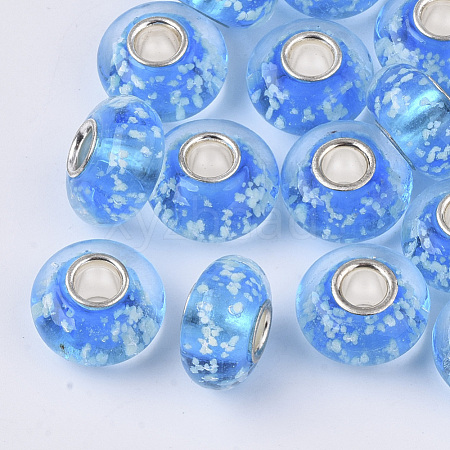 Handmade Lampwork European Beads LAMP-S193-006-1