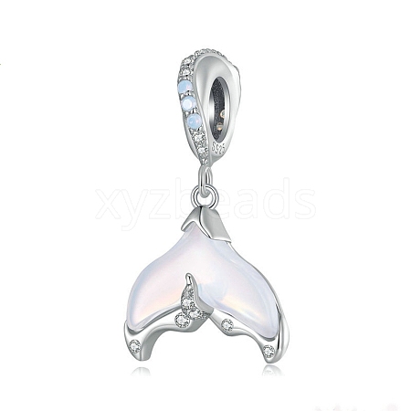 Valentine's Day 925 Silver Resin European Dangle Charms JX903A-1