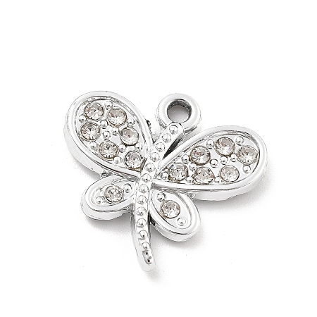 Alloy Rhinestone Pendants FIND-U026-25C-P-1