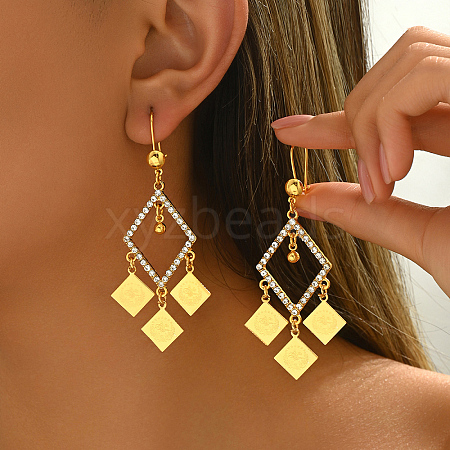 Elegant Middle Eastern Style Zinc Alloy Chandelier Earrings RG4229-2-1