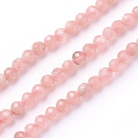 Natural Argentine Rhodochrosite Beads Strands X-G-F619-25-3mm-1