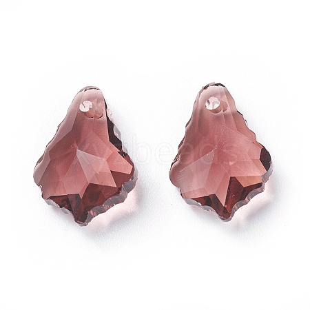 Faceted Glass Pendants GLAA-F068-C19-01-1