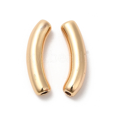 Brass Tube Beads KK-B074-28G-1