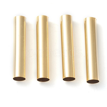 Brass Tube Beads LS-KK-Y003-73H-G-1