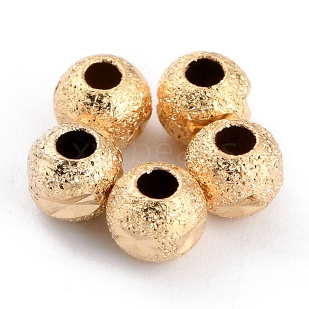 Brass Spacer Beads KK-O133-205-G-1