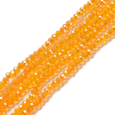 Electroplate Glass Beads Strands LS-EGLA-A034-T2mm-B01-1
