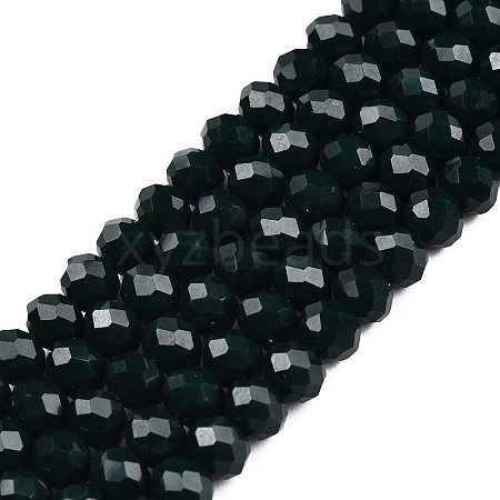 Opaque Solid Color Imitation Jade Glass Beads Strands LS-EGLA-A044-P6mm-D12-1