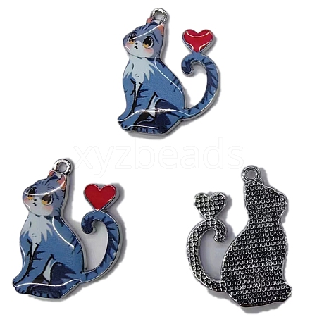 Alloy Enamel Pendants PW-WGFDA58-04-1