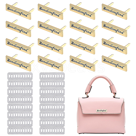 16 Sets Alloy Handcrafted Label DIY-PH0035-74G-1