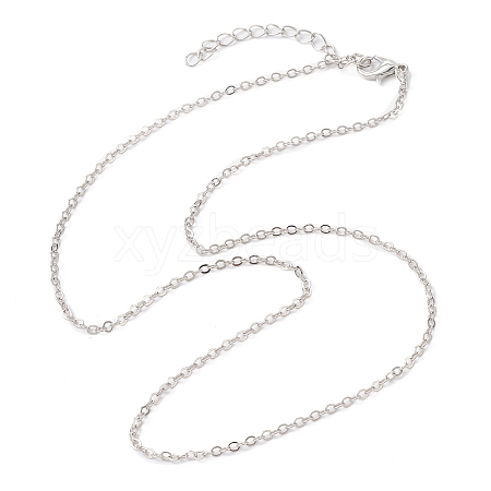 Brass Cable Chain Necklaces NJEW-JN04511-06-1