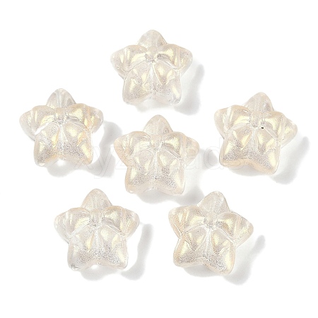 Transparent Spray Paint Glass Beads X1-GLAA-H035-02E-1