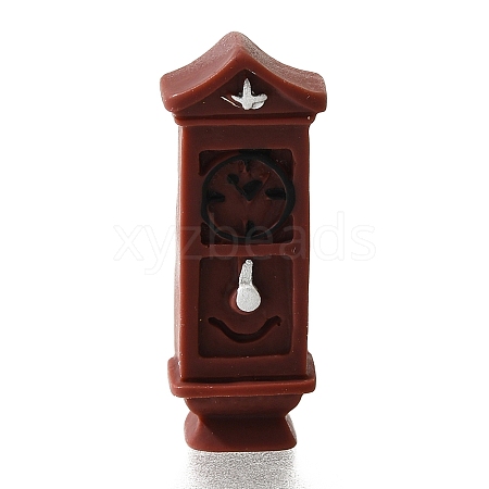 Resin Clock Miniature Ornaments RESI-H035-06C-1