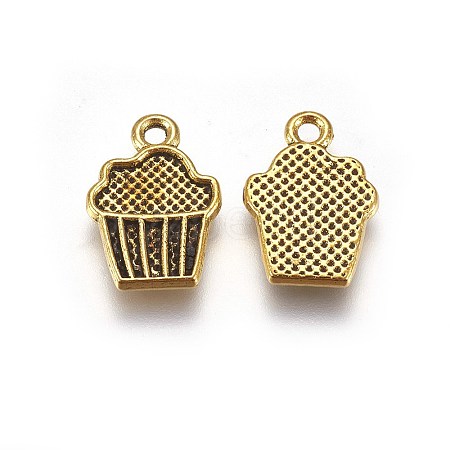 Tibetan Style Alloy Drink Charms TIBEP-A100748-G-FF-1