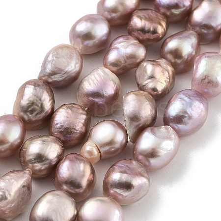 Natural Cultured Freshwater Pearl Beads Strands PEAR-P062-26C-1