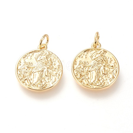 Brass Pendants KK-L006-026G-1