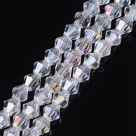 Glass Beads Strands EGLA-S056-04-1