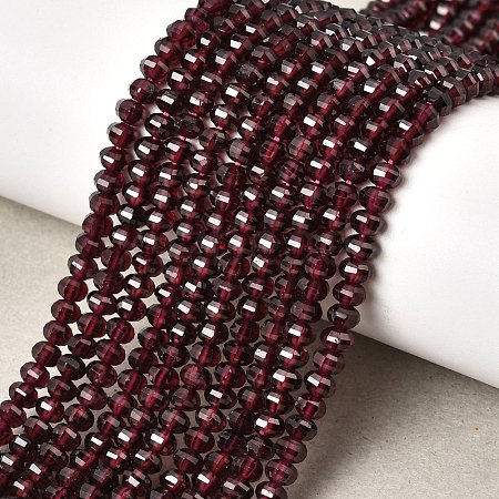 Natural Garnet Beads Strands G-K376-I01-3x4mm-1